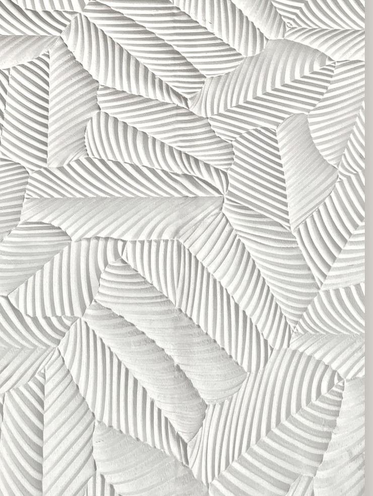 Palm Leaf, the carved leaf relief filling the frame