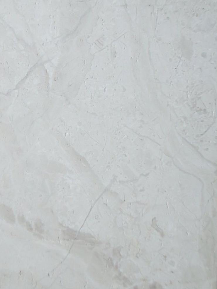 Alabaster — pale, soft vein, panel face